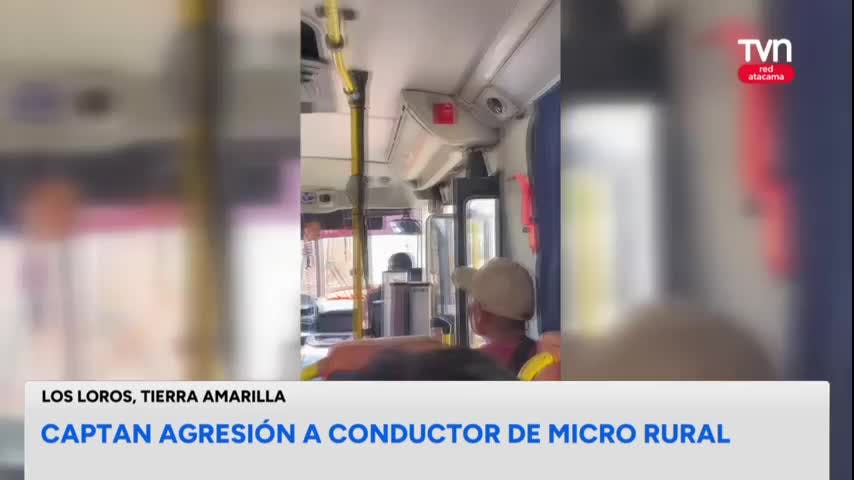 Violenta agresión a chófer de micro rural