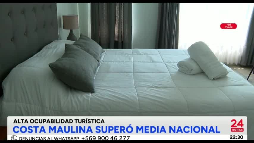 Alta ocupabilidad turística en el Maule 