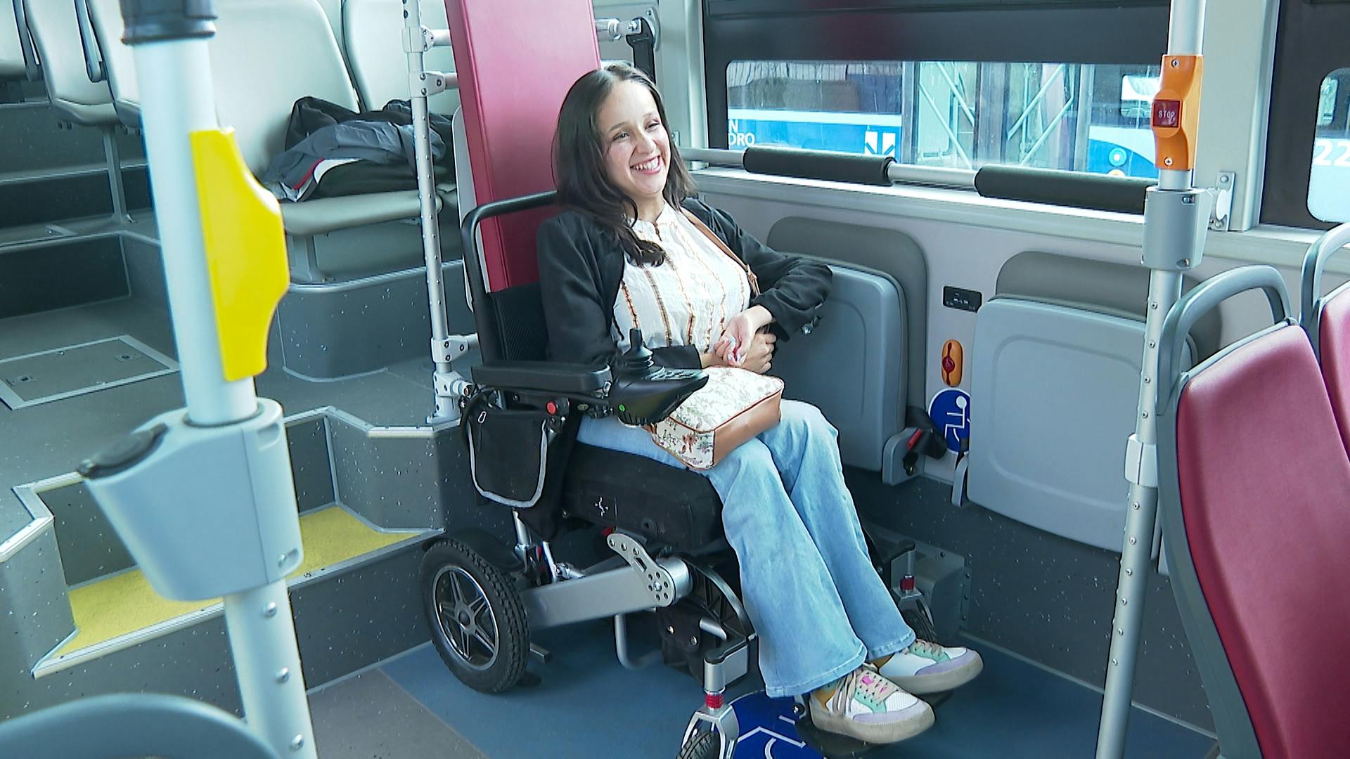 Joven en silla de ruedas se viralizó tras mostrar experiencia arriba de una micro