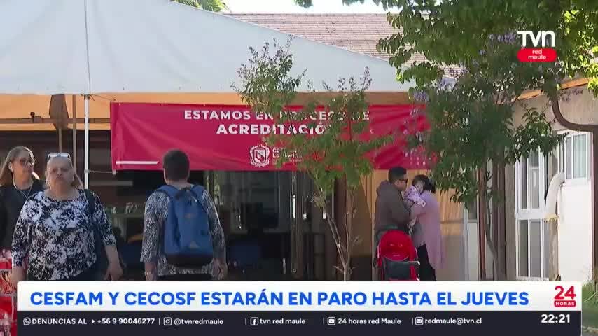 Hasta el jueves: Los Cesfam y Cecosf estarán en paro 