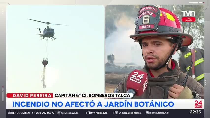 Fuego afectó una hectárea de terreno