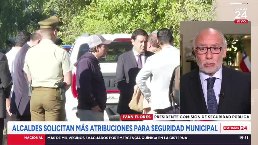 Senador Flores y dotación de guardias municipales de armas no letales: “No solo estoy de acuerdo, no hay otra posibilidad”