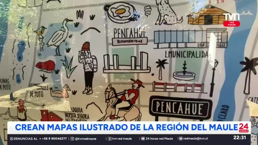 Ilustran la Región del Maule entregando identidad al territorio