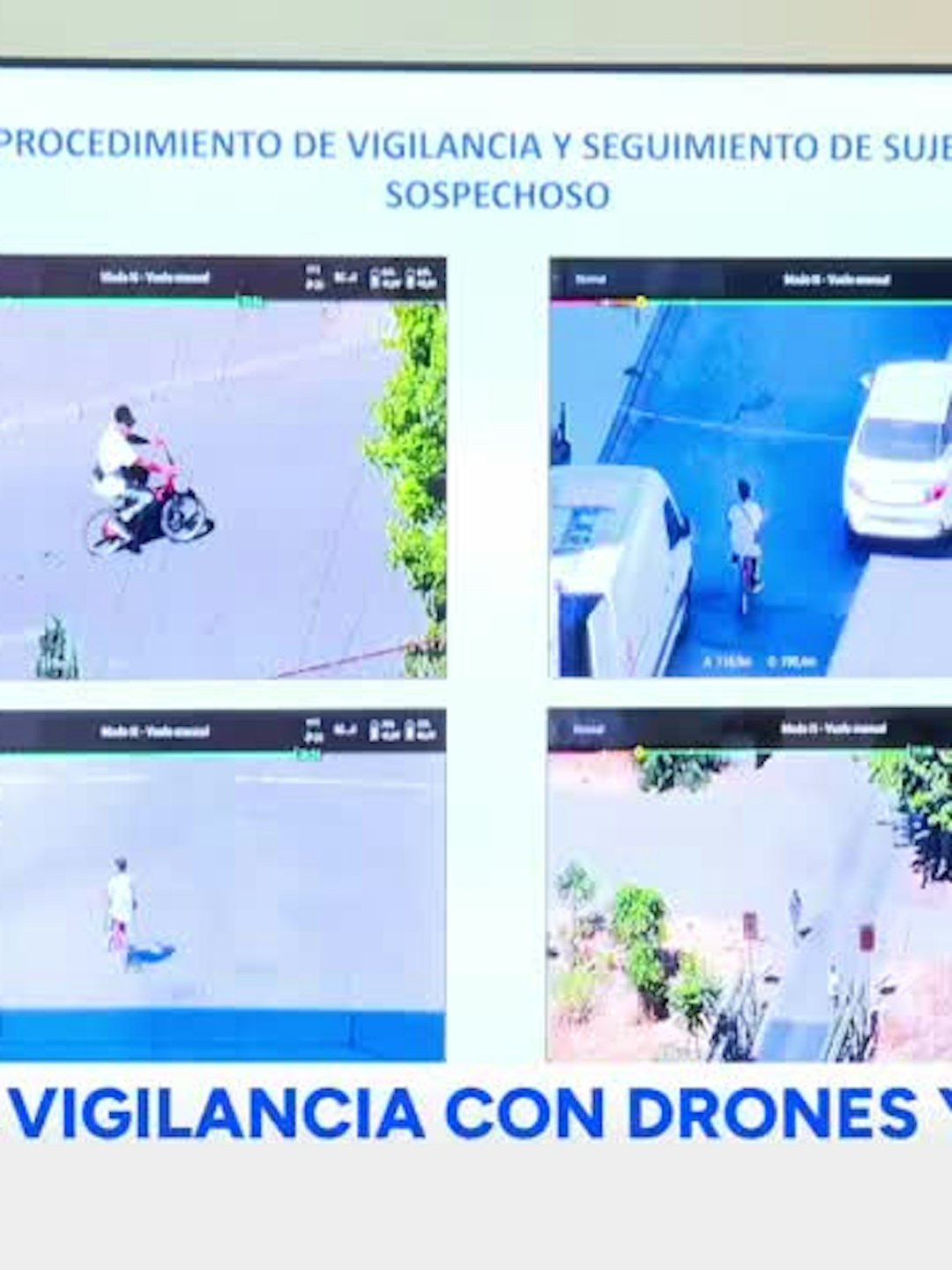 Potencian televigilancia con drones y cámaras