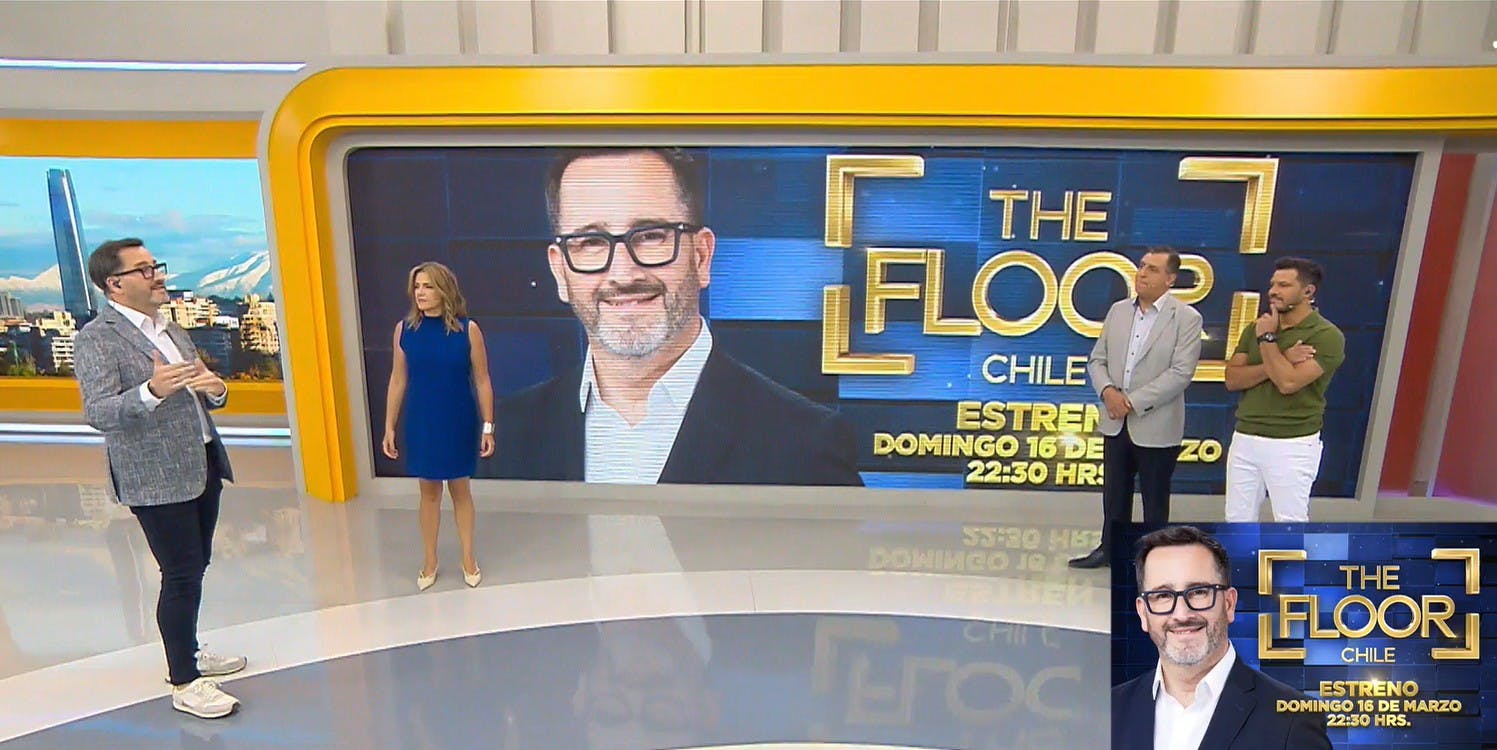 ¡Este domingo! Eduardo estrena con todo The Floor Chile