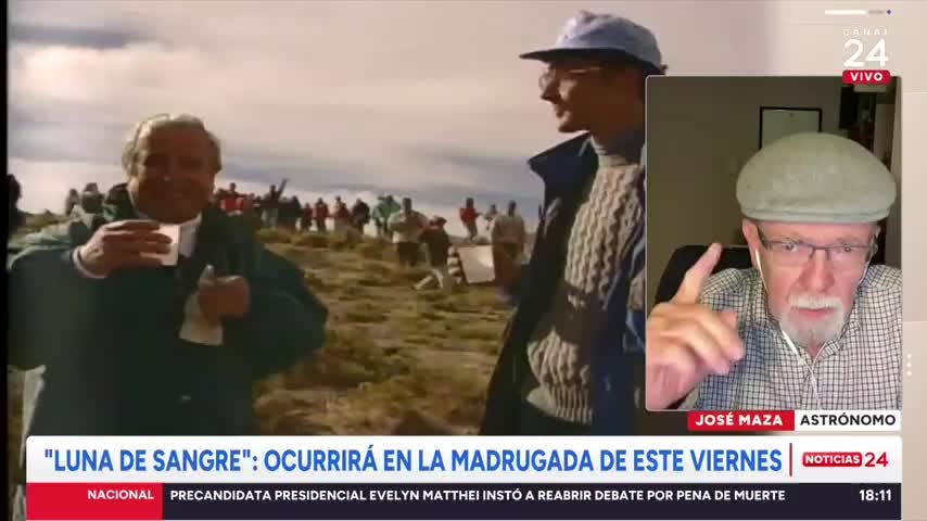 José Maza y eclipse ‘Luna de Sangre’: “Es un fenómeno común y corriente, no tiene nada de especial”