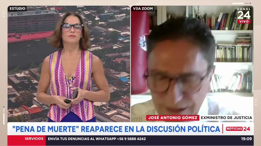Exministro Gómez y debate por pena de muerte: “Lo que ha dicho Kast es bastante más inteligente que lo que ha dicho Matthei”