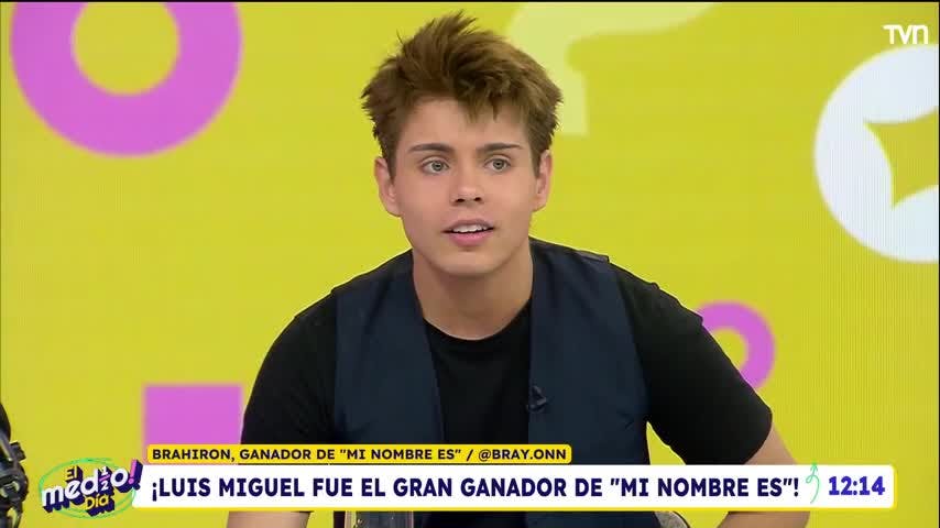 Nos visitó el flamante ganador de "Mi Nombre Es"
