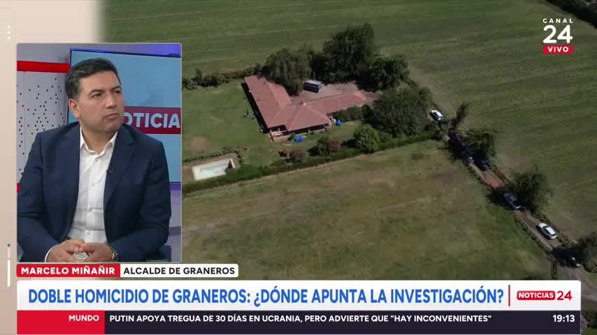 Alcalde de Graneros y crimen de matrimonio: “Hay situaciones que tienen que observar en las cámaras de seguridad”