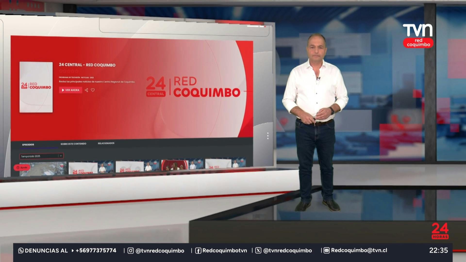 24 Horas Central Red Coquimbo - 12 de Marzo 