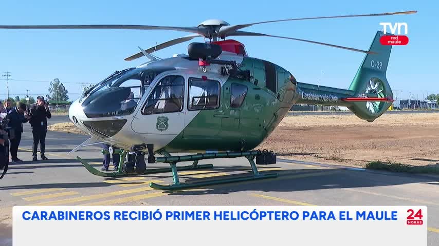 Carabineros recibió primer helicóptero policial para la región