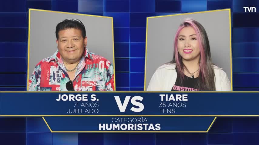 Jorge desafía a Tiare en la categoría "Humoristas"