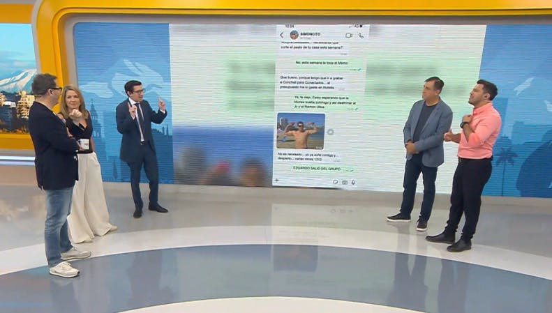 "Simoncito": El chat prohibido del "Buenos Días a Todos" 