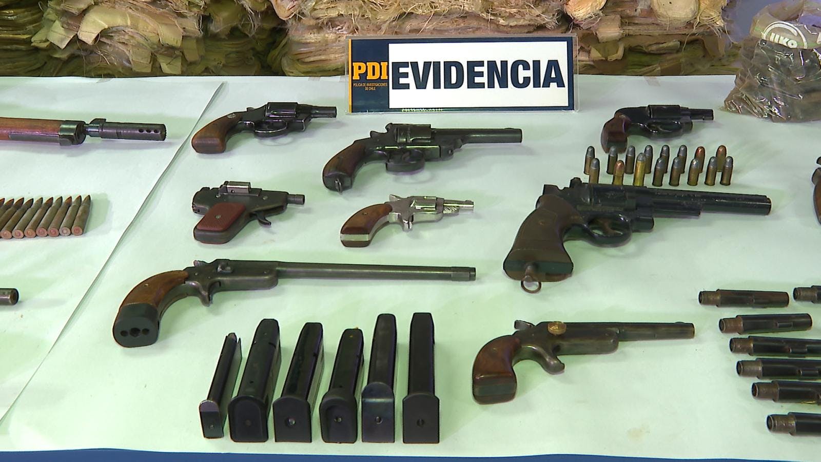 Desarticulan red dedicada al tráfico de armas y municiones incluso de alto poder 