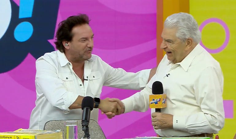 ¡La media sorpresa! Don Francisco visitó "El Medio Día"