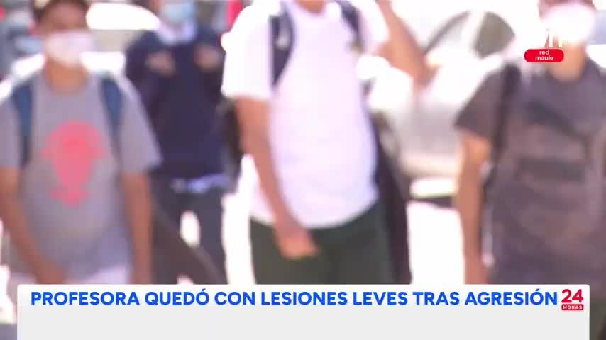 Profesora quedó con lesiones leves tras agresión