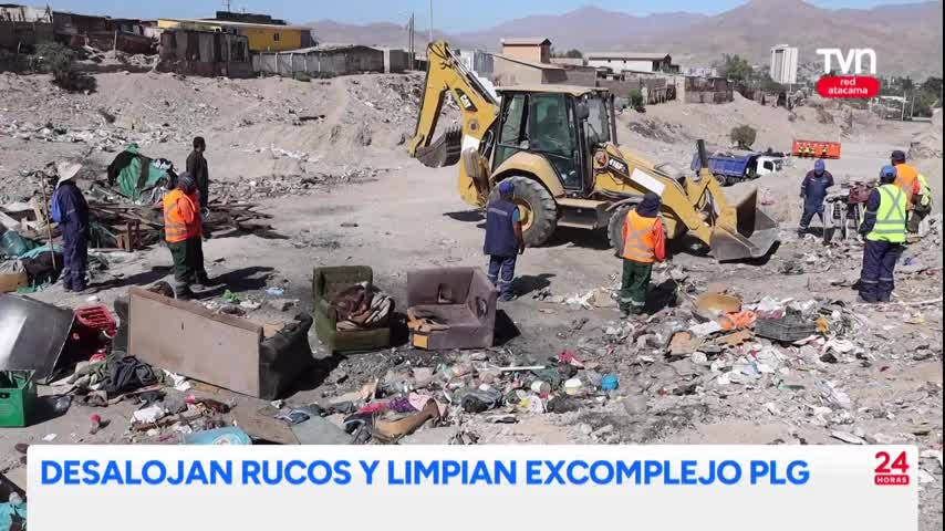 Realizan operativo de limpieza y desalojo de rucos