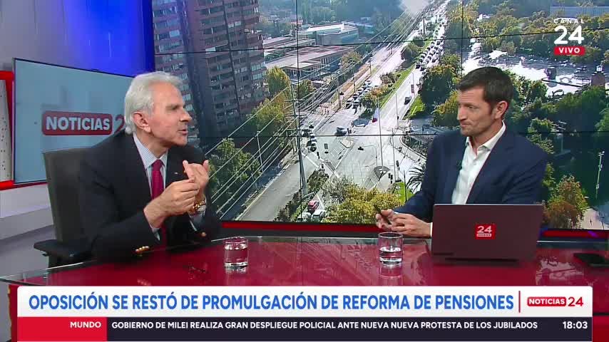 Senador Moreira y promulgación de reforma a las pensiones: “Ganó José Piñera porque le mantuvieron las AFP”