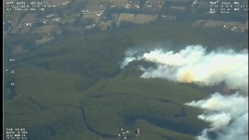 Hasta 10 focos simultáneos en incendio que afecta a Cañete