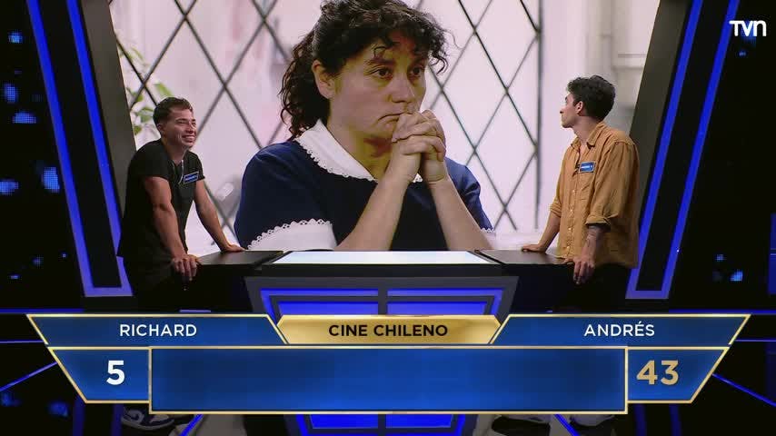 Solo pudo responder una: Richard pierde en la categoría "cine chileno"