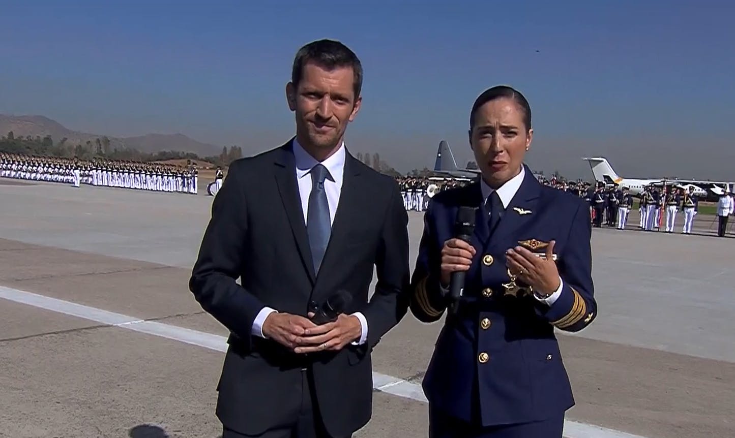 Así partió la transmisión del 95° Aniversario de la FACh en TVN