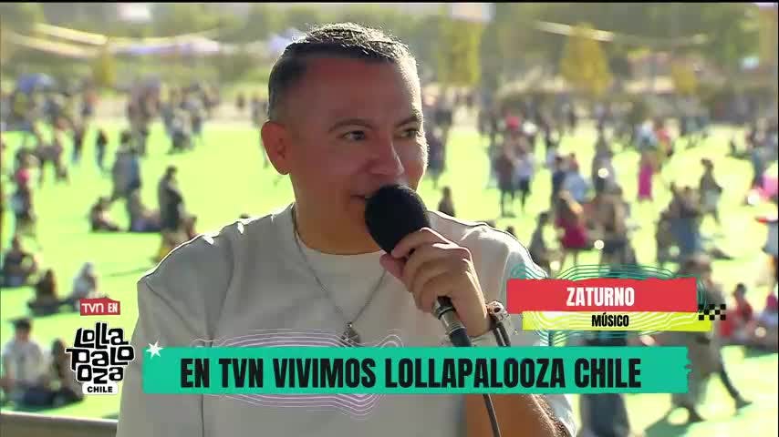 "Fue un momento mágico": Zaturno recuerda su paso por Lollapalooza 2015
