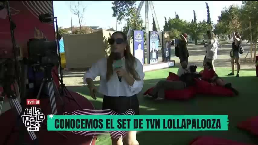 Conocemos el set de TVN en Lollapalooza Chile
