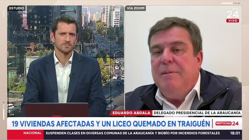 Delegado Abdala e incendios en La Araucanía: “Perseguiremos a quienes hayan realizado quemas ilegales”