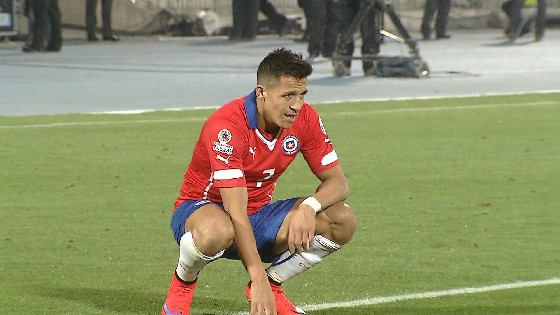 Alexis Sánchez no jugará por la roja  