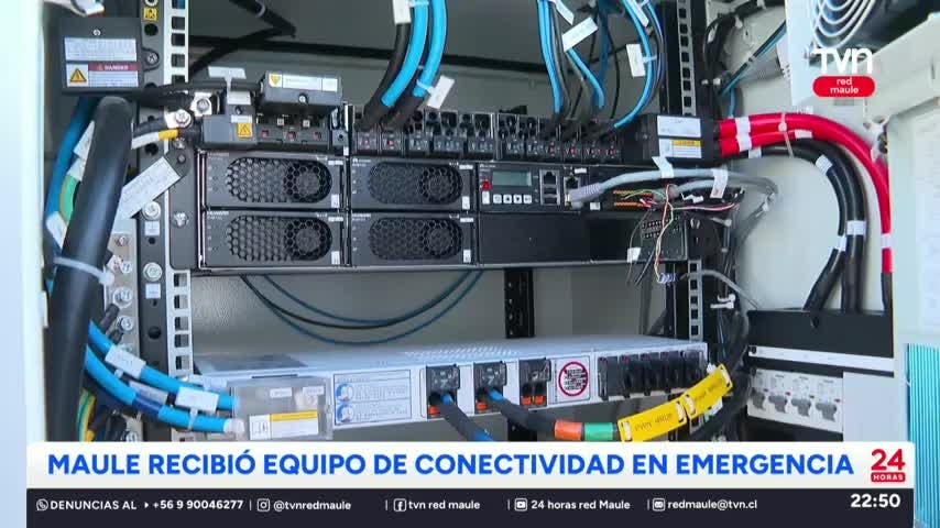 Maule cuenta con moderno carro móvil de emergencia para estar comunicados