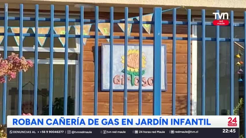 Robaron cañerías del gas 