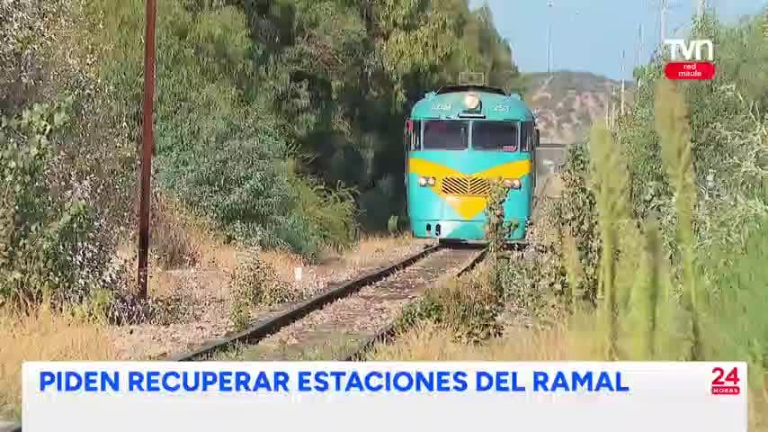 Usuarios del ramal Talca Constitución exigen recuperar estaciones