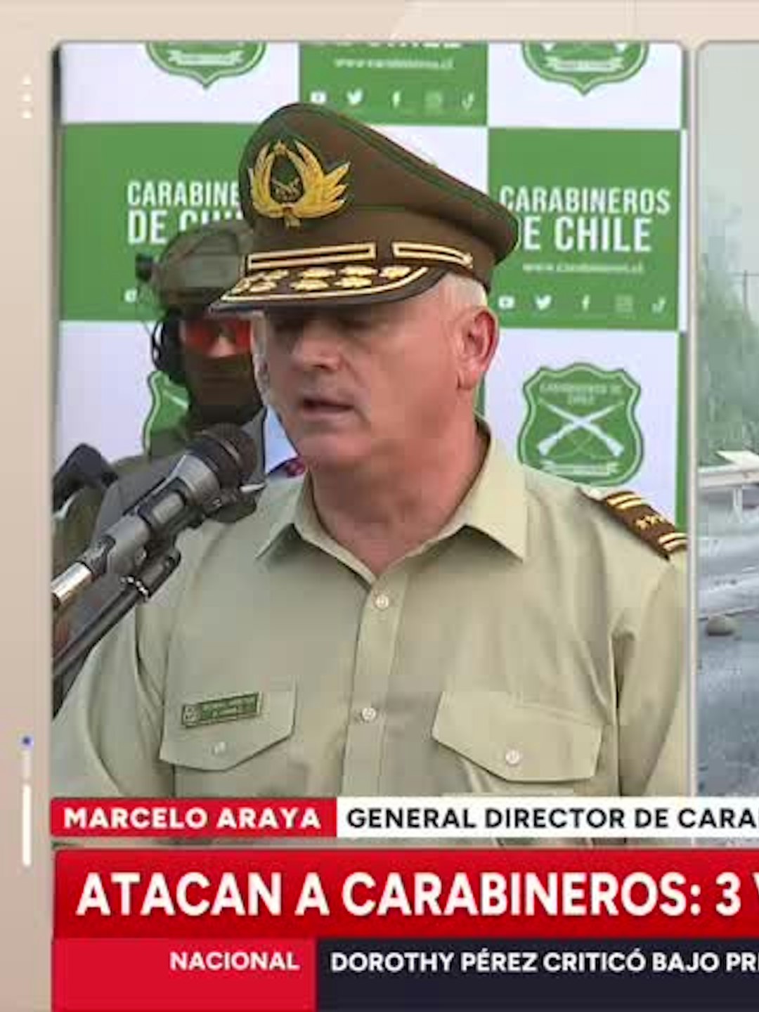 8 carabineros terminaron con lesiones de diversa consideración tras una protesta