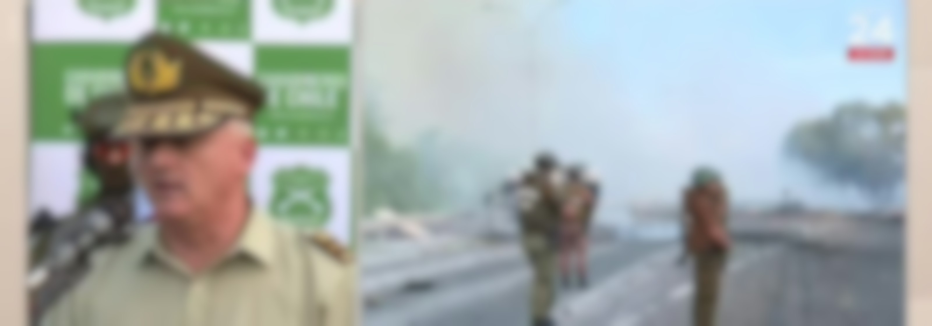 8 carabineros terminaron con lesiones de diversa consideración tras una protesta