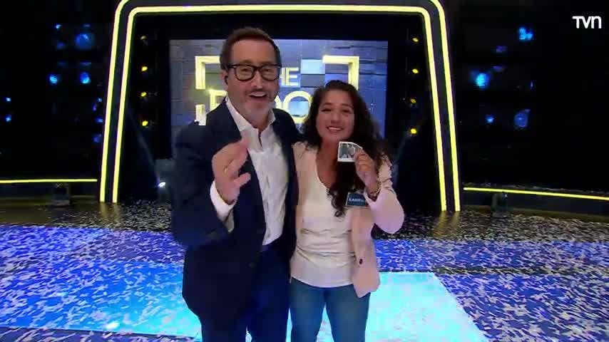 "No lo puedo creer": Una emocionada Karina se gana los $7 millones 