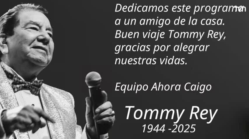 Equipo de ¡Ahora Caigo! le dedica programa al gran ídolo de la cumbia chilena, Tommy Rey