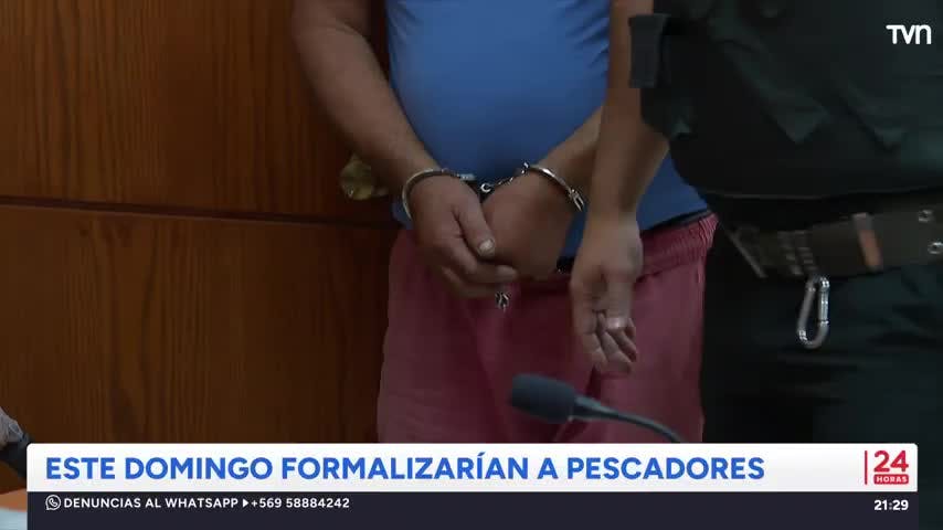 Fiscalía espera formalizar a 11 pescadores