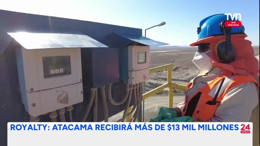 Royalty: Atacama recibirá $13 mil millones