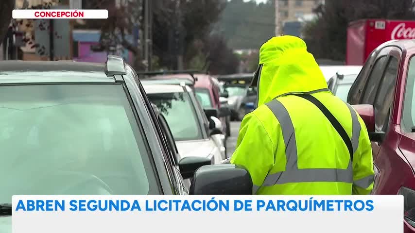 Abren segundo proceso de licitación de parquímetros de Concepción
