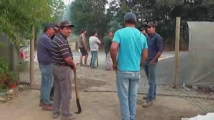 Vecinos de La Generala en Santa Juana exigen mejoras en la conectividad y el servicio eléctrico tras incendio forestal