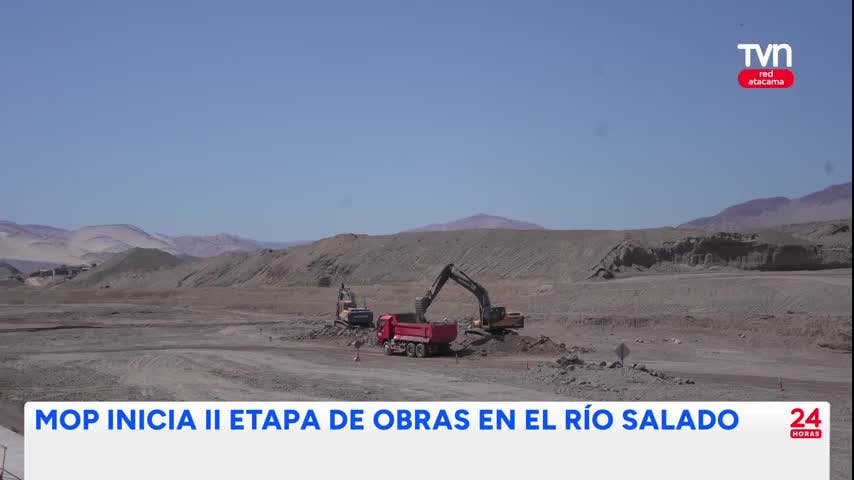 Inicia II etapa de obras en el Río Salado