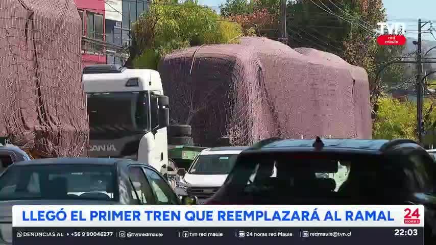 Llegó el primer tren que reemplazará al buscarril del ramal Talca Constitución