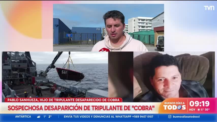 Habla el hijo de tripulante desaparecido de embarcación Cobra