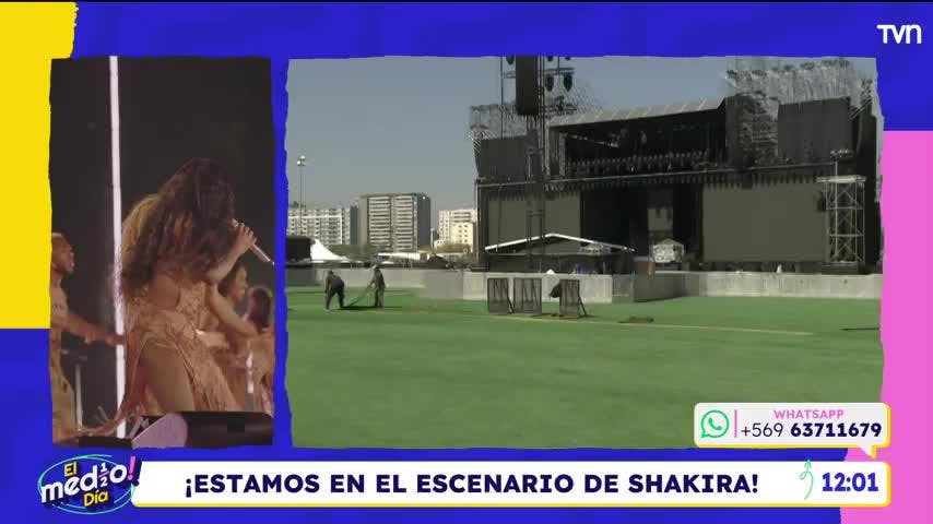 ¿Vas a Shakira este lunes? ¡Atención! estuvimos en el escenario del Parque Estadio Nacional