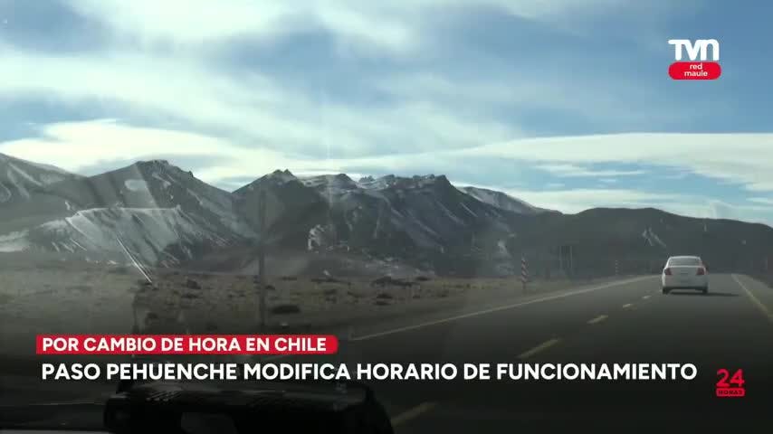El Paso Pehuenche modificó su horario de funcionamiento