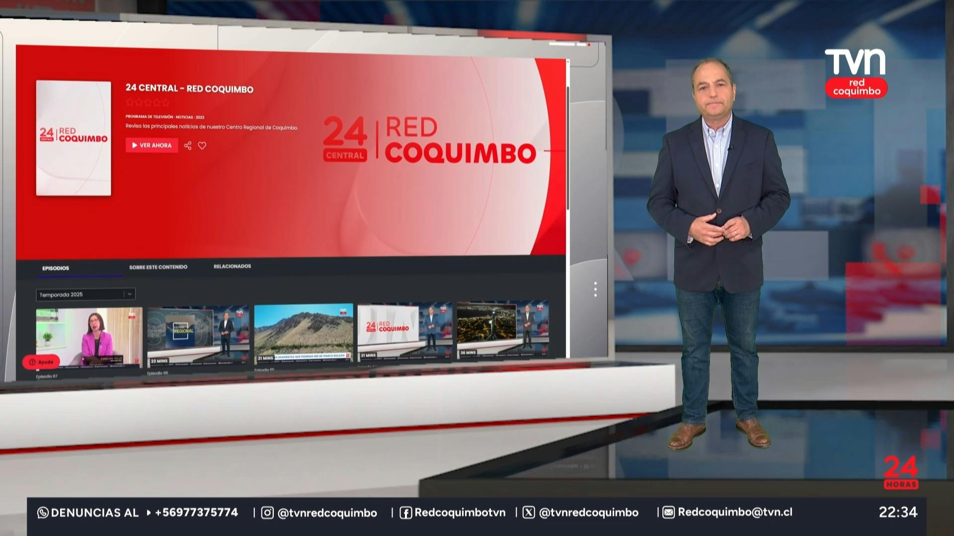 24 Horas Central Red Coquimbo - 09 de Abril  