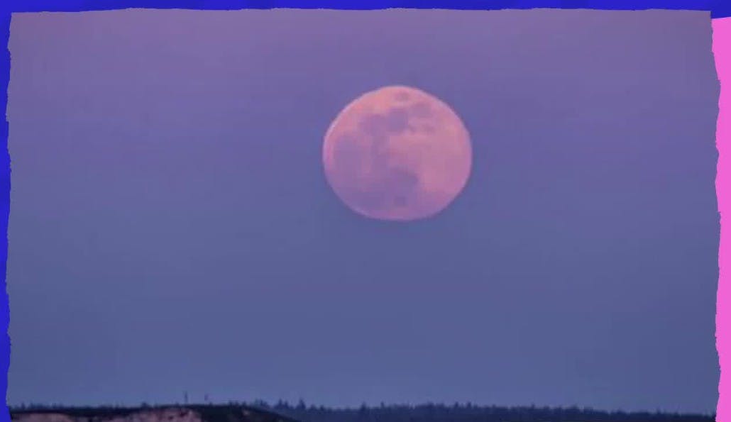 ¿Qué significa la próxima "Luna Rosa" que veremos este fin de semana?