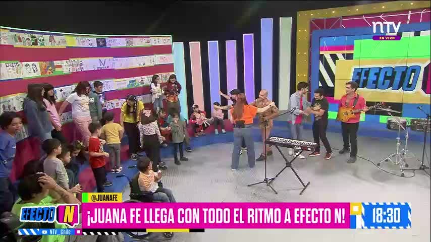 Con Juana Fe, el estudio de Efecto N se llena de música y diversión