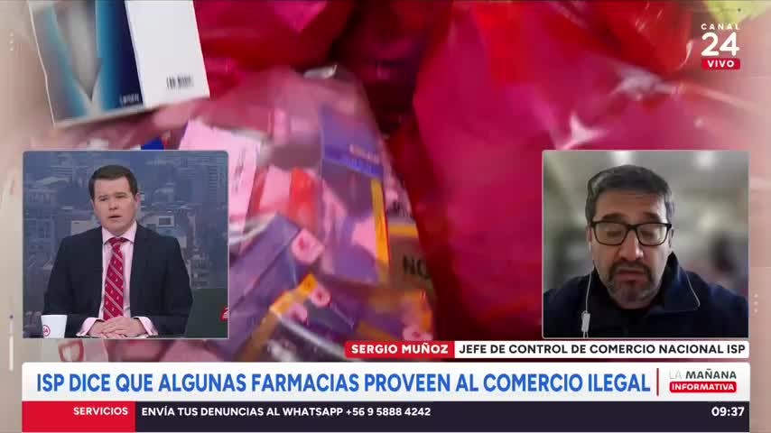 ISP por farmacias que proveen a comercio ilegal: "Hemos detectado redes, no son solo individuos"