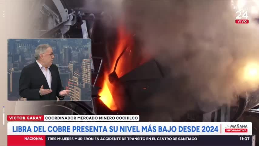 Proyectan baja en precio del cobre por guerra comercial: registra su nivel más bajo desde 2024